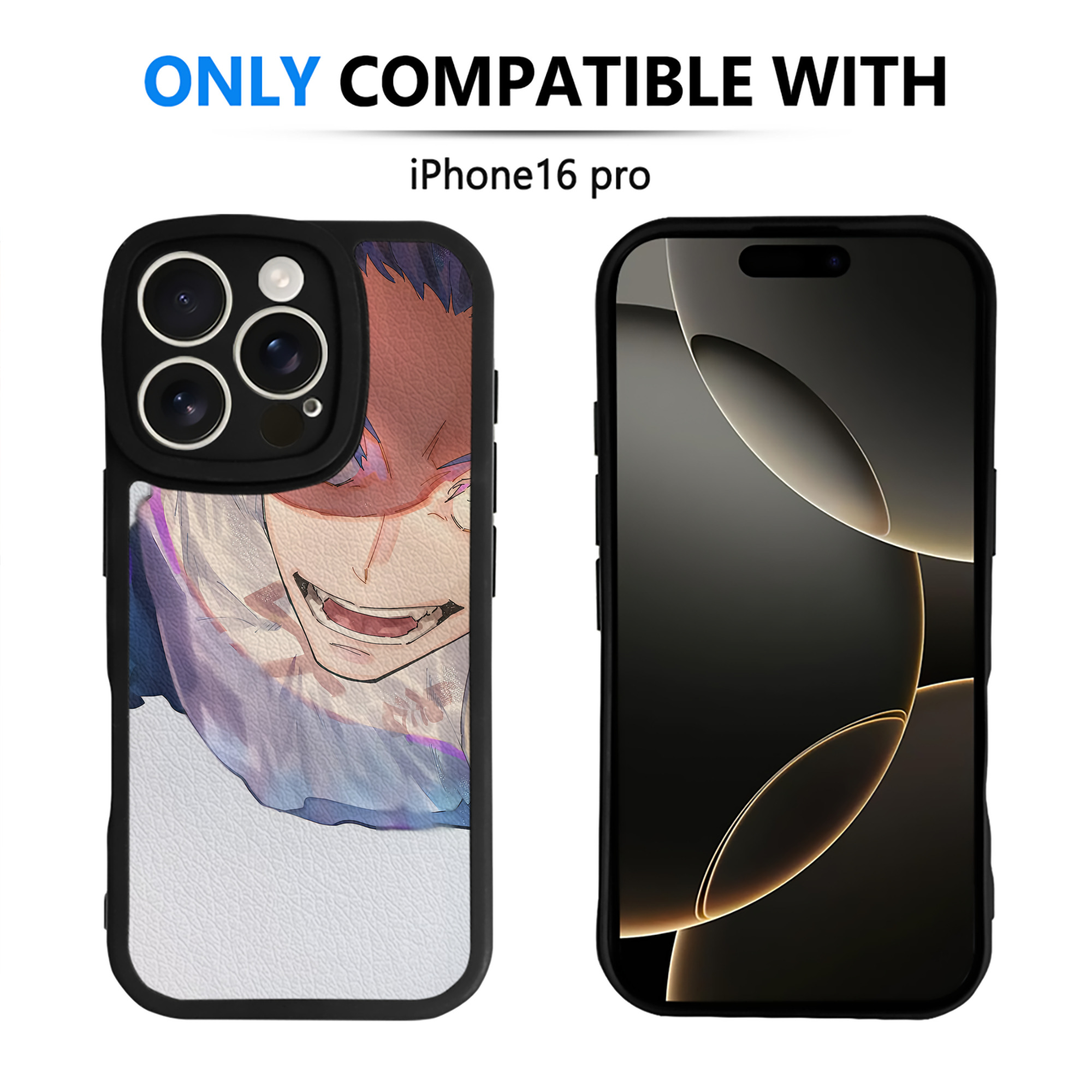 （画像用） ハイキュー!! Haikyu!! 【iPhone 16シリーズ対応】シリコンスマホケース（レザー調） 材質：シリコン